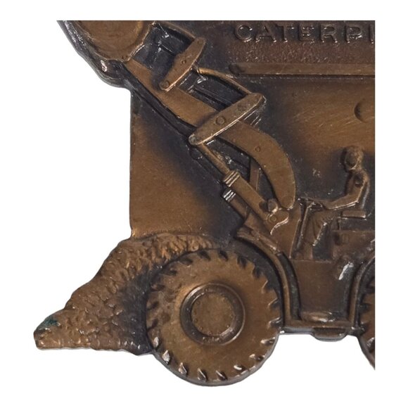 CAT Caterpillar Watch Fob Tractor Loader Copper Gibbs-Cook Des Moines Iowa - Picture 5 of 9